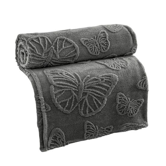 3D Butterfly Baby Blanket Double-Sided Flannel Soft Throw Blanket Fluffy Infant Toddler