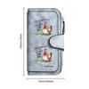 Funny Chicken Print Women Leather Wallet Large Capacity Multi Card Holder Casual Portable Purse