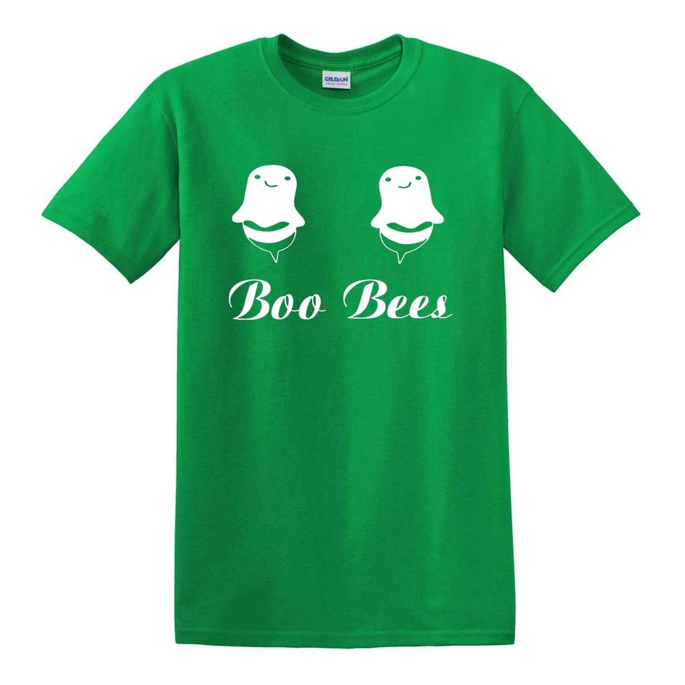 Boo Bees T-Shirt Party Gift Men s Ladies Halloween Funny Comedy Scary Top Tee 2 S