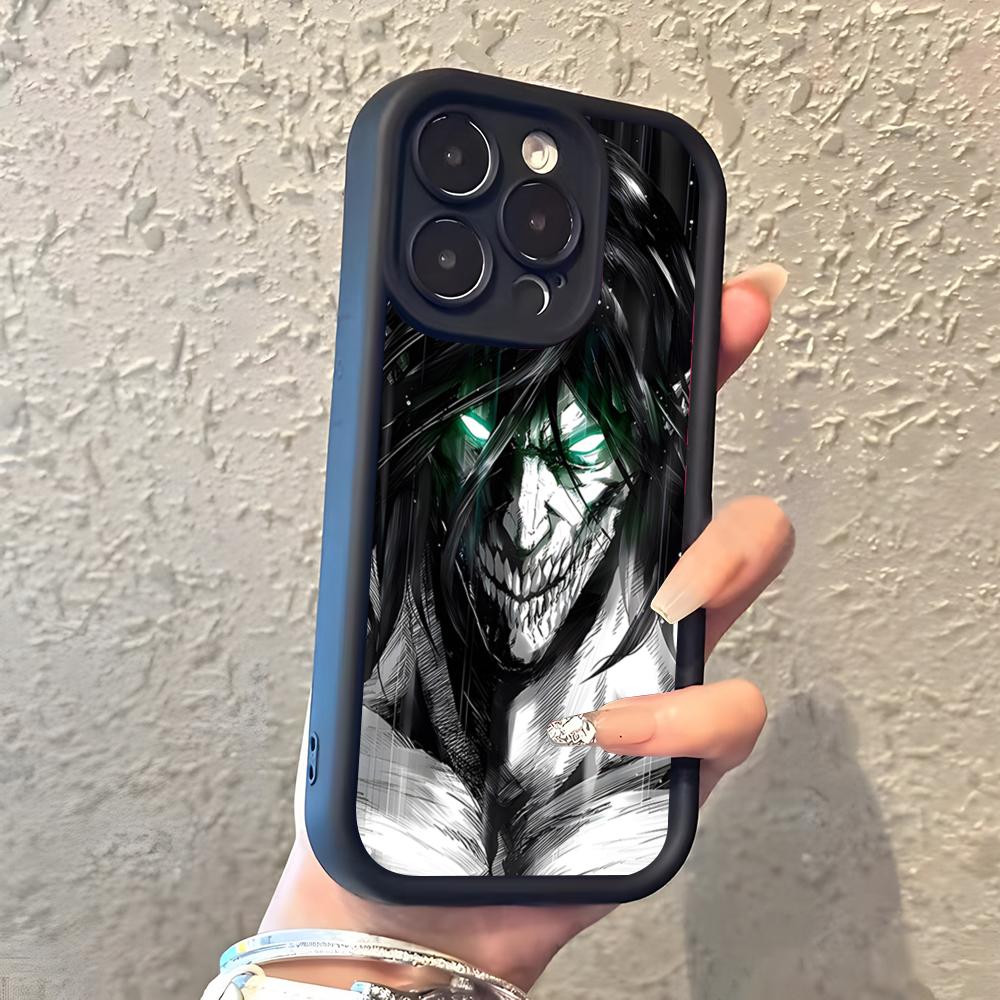Attack On Titan Phone Case For IPhone 17 Pro Max 16 15 14 Pro Max IPhone 13 Pro Max 11 Plus Silicone Cover