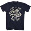 T-shirt da adulto blu navy Billy Joel Long Island