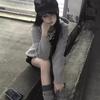 Women'S Cat'S Ears Harajuku Gothic Lolita Beret Y2K Girls' Steampunk Punk Zipper Handmade Sun Hat Cap