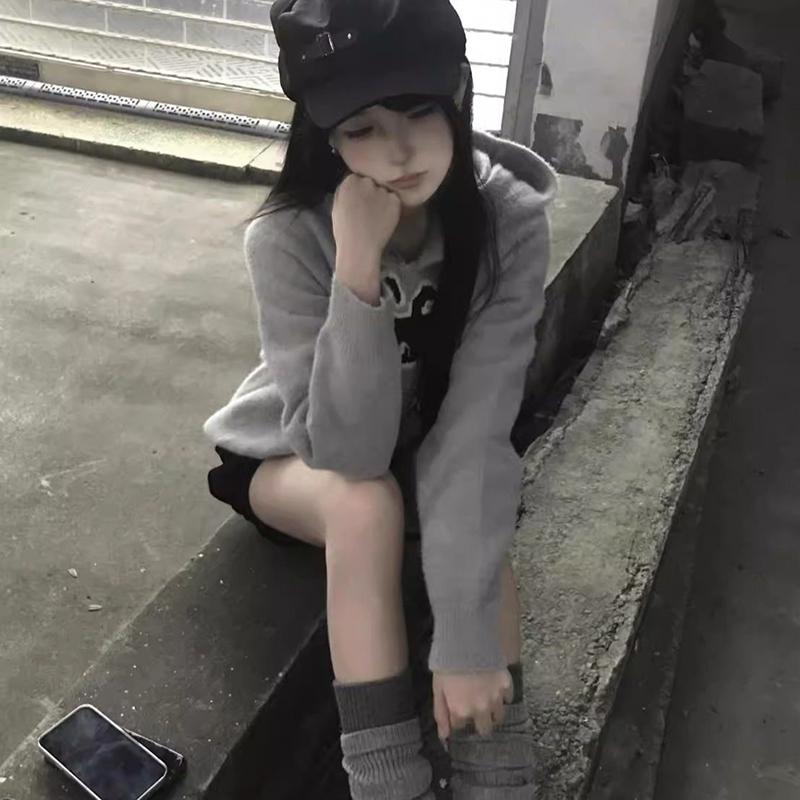 Women'S Cat'S Ears Harajuku Gothic Lolita Beret Y2K Girls' Steampunk Punk Zipper Handmade Sun Hat Cap