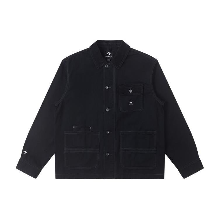 Converse Skate Jacket Asia Sizing Black Men s 10026550-A01 M