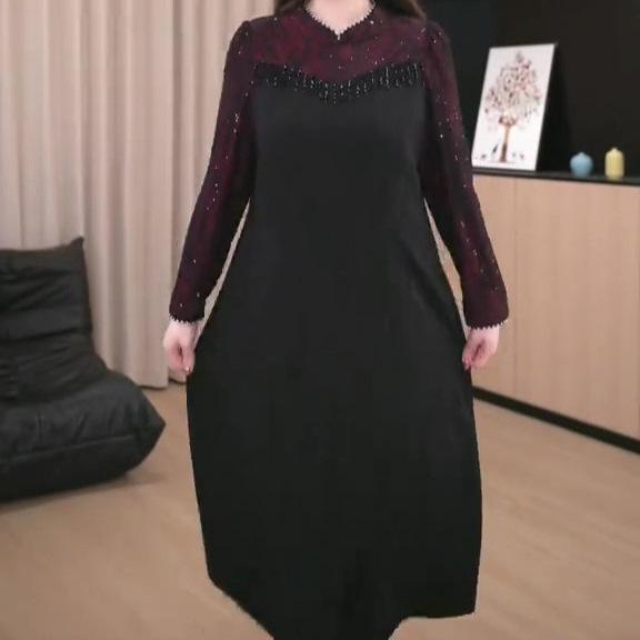 2025 Chinese Style Fashion Plus Size Evening Dress for Women