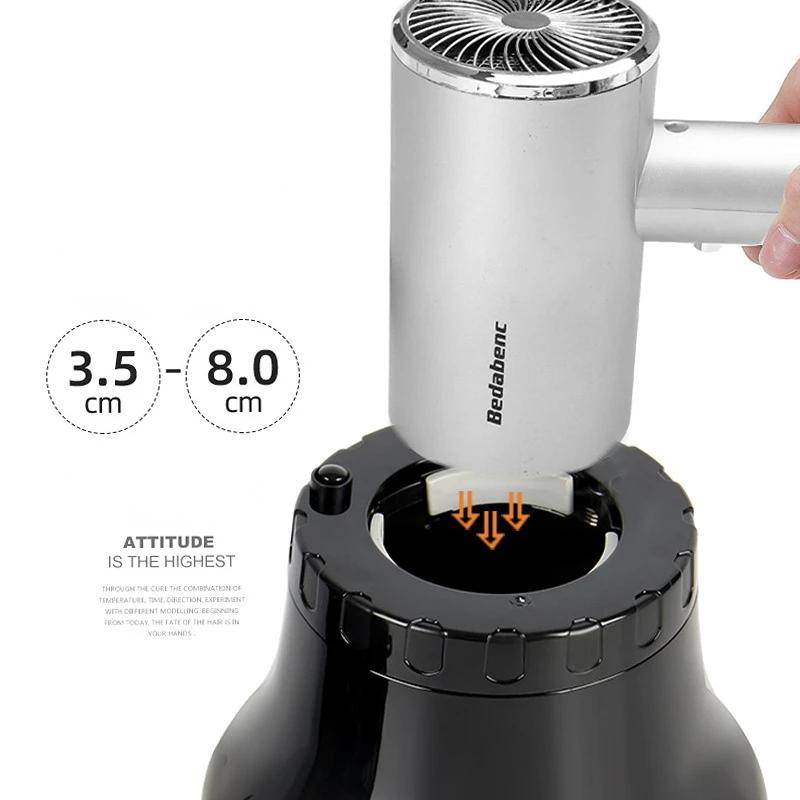 Döndürülebilir Tasarıma Sahip Saç Kurutma Makinelerine Uyarlanabilir Evrensel Saç Difüzörü Kıvırcık Saç Büyük Rüzgar Başlığı Sabit Şekilli Dağıtıcı Rüzgar