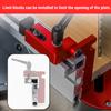 Miter Gauge Fence Aluminum Alloy 50-86cm Adjutsable Telescoping Miter Extension Fence for Woodworking Telescoping Miter Fence