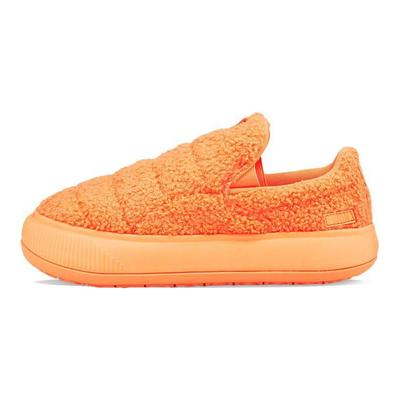 Suede Mayu Slip-On Teddy - Neon Citrus Women Sneakers Orange 384887-04
