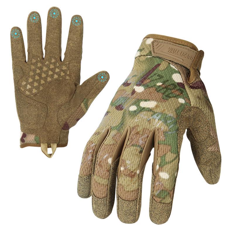Full-Finger Touchscreen Anti-slip Tactical Cycling Gloves - Wear-Resistant for Outdoor Training