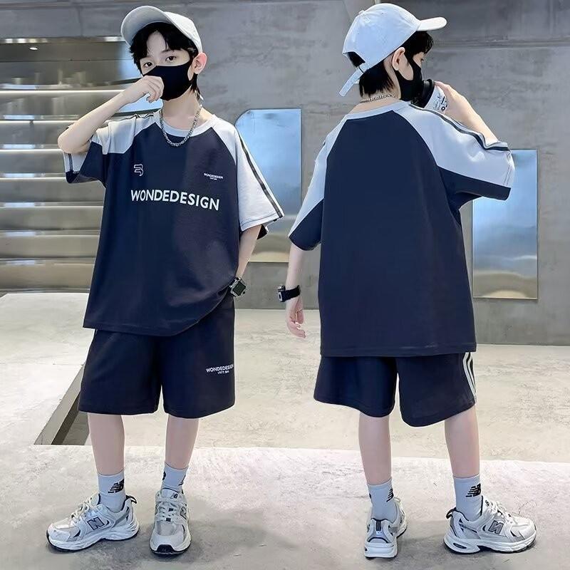 Summer boys' loose casual suit for children