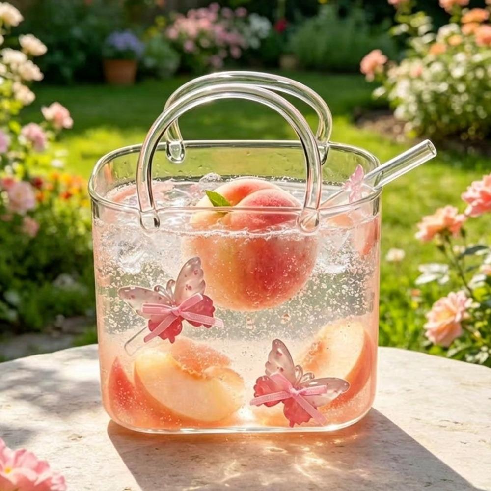 with Straw Creative Cocktail Glasses Novelty Beer Drinking Mug Fruit Wine Glass Home Use
