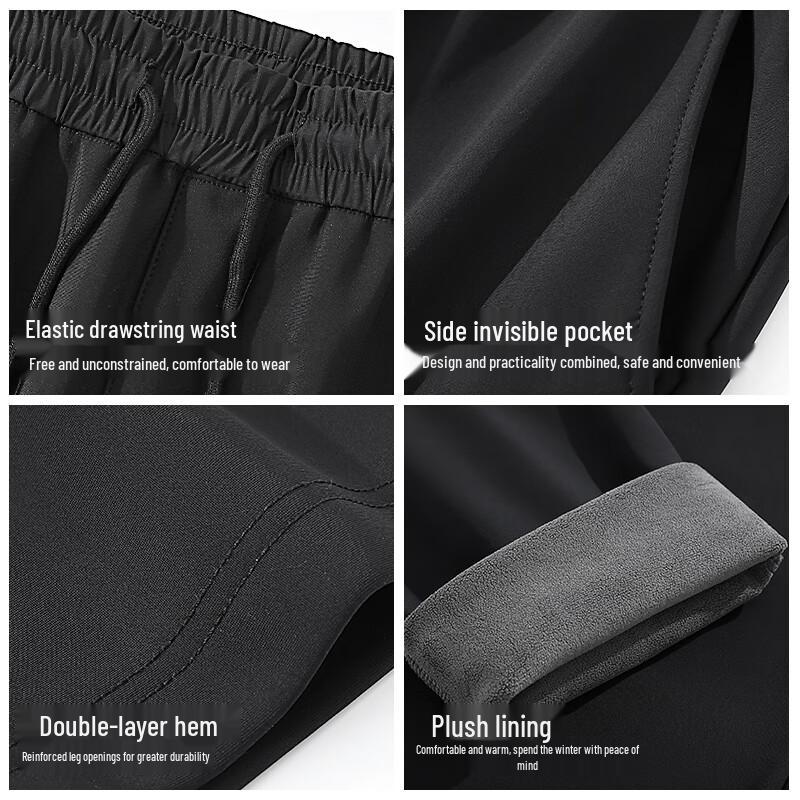 JEEP SPIRIT Men's Winter Oli Fleece Thermal Casual Trousers