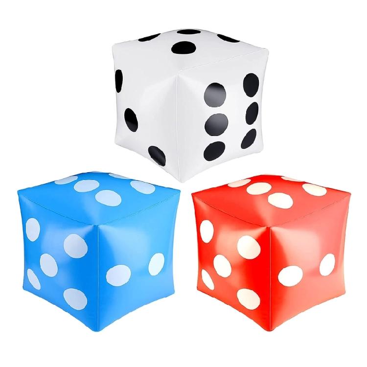 Large Gaming Dices Inflatable Party Dices Toy In/Outdoor Lawn Game Party