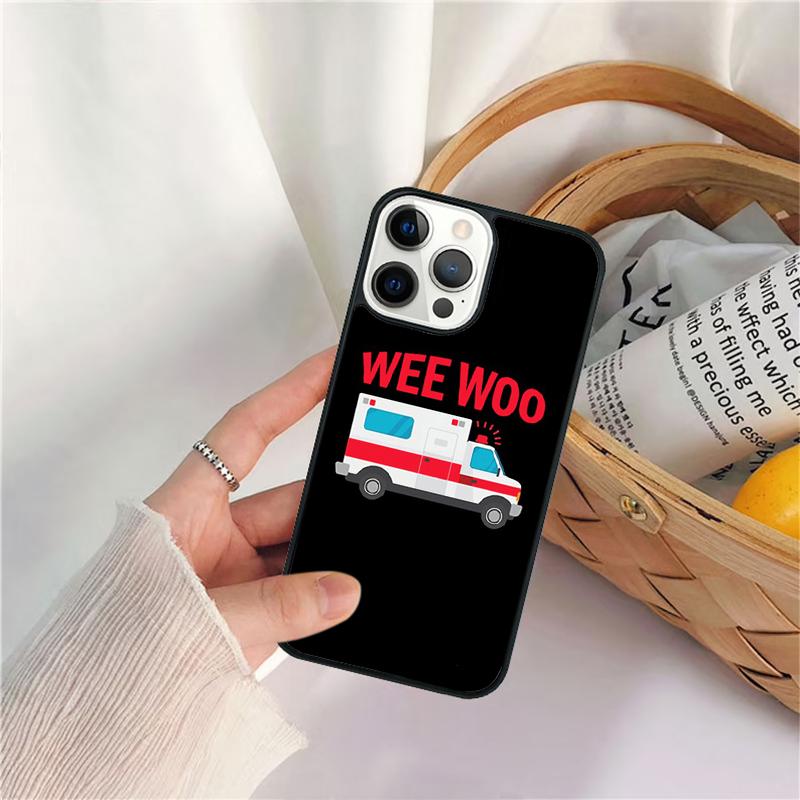 Paramedic Ambulance Mobile Celular Phone Cases for iPhone 17 Air 16 15 14 12 13 PLUS 11 PRO MAX Coque Fundas coque