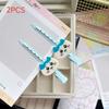 2Pcs Kawaii Ins  Cartoon Usaki Hachiware Hair Clip Decor Sweet Chiikawa Anime Barrettes Cute Hair Accessory Gifts