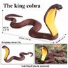Oenux Simulation Forest Savage Snakes Animals Model Wild Cobra Rattlesnake Python Action Figures Party Favor Decor Kids Toy Gift