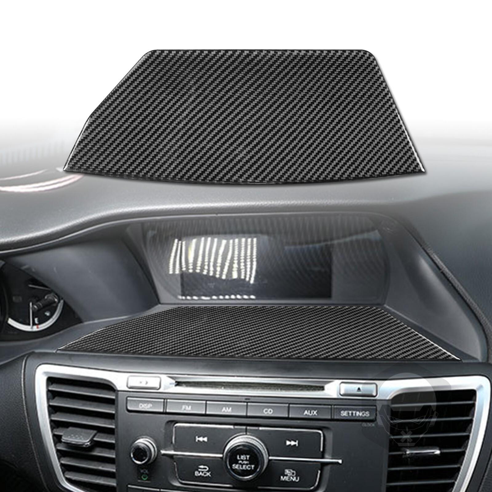 For 2013-2017 Honda Accord Central Console Lower Panel Cover Trim Carbon Fiber