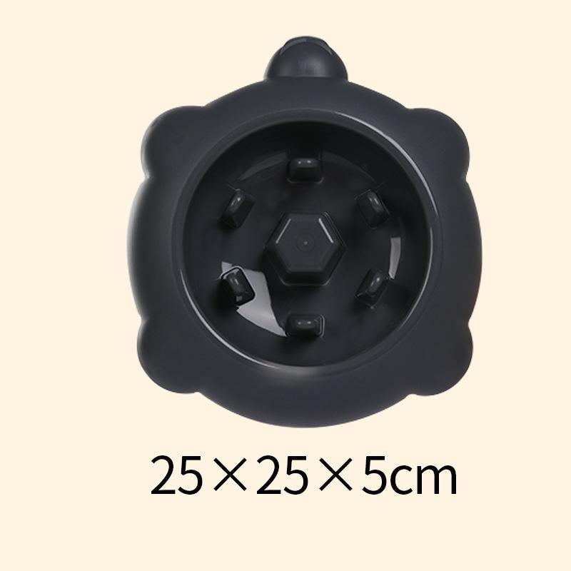 

Новая миска для животных с защитой от удушья, миска для медленной еды, миска для собак, миска для корма для домашних животных, противоударные товары для больших, средних и маленьких кошек и собак 25*25*5cm