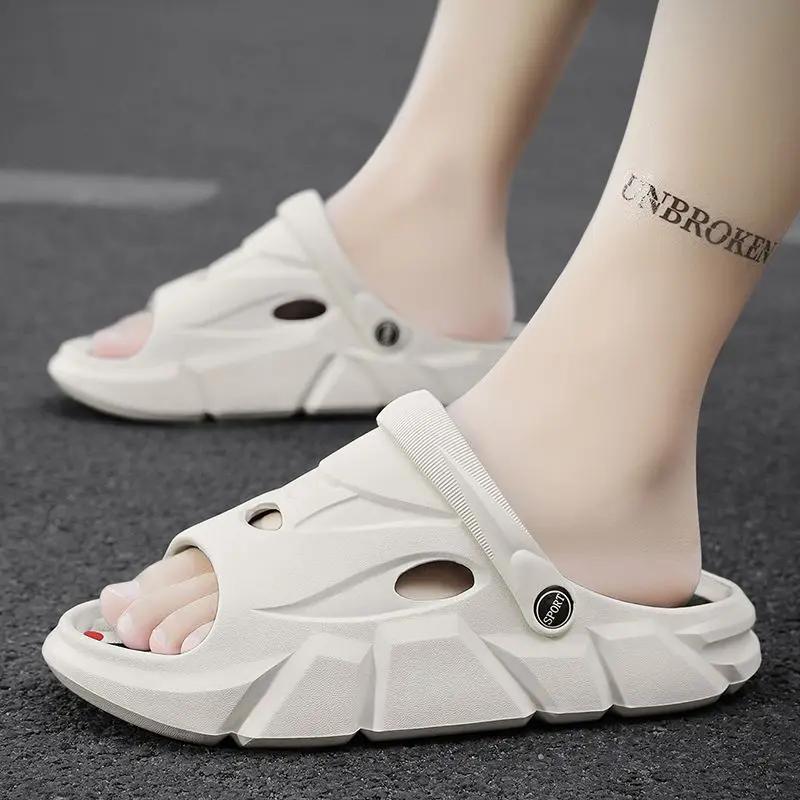 Fashion Soft Male Slipper Eva Sabot Beach Men's Shoe Slides High Quality Fashion Designer Luxury Mascullino Cheap Shoes Liquidation Fun