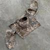Cross American Leaf Camo Retro Zip-Up Street Hoodie