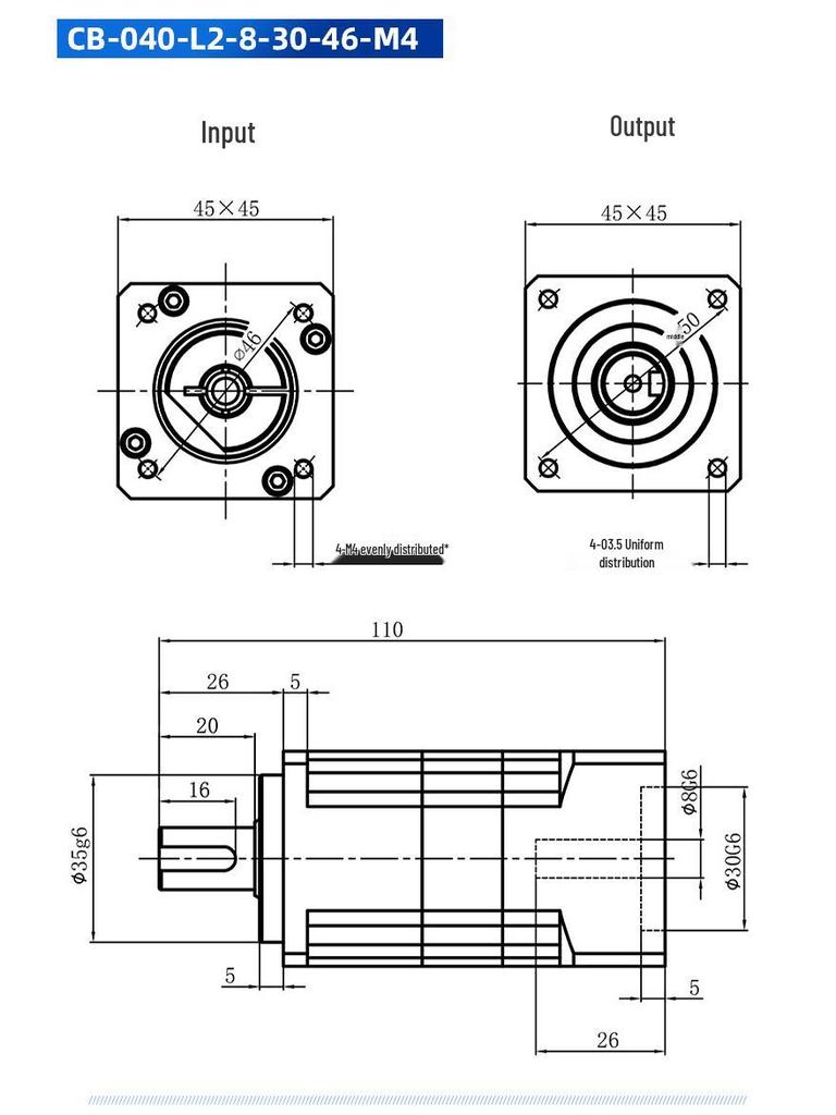 High-Precision Helical Planetary Gearbox with Servo Stepper Motor (40/60/90/115 Reducer)