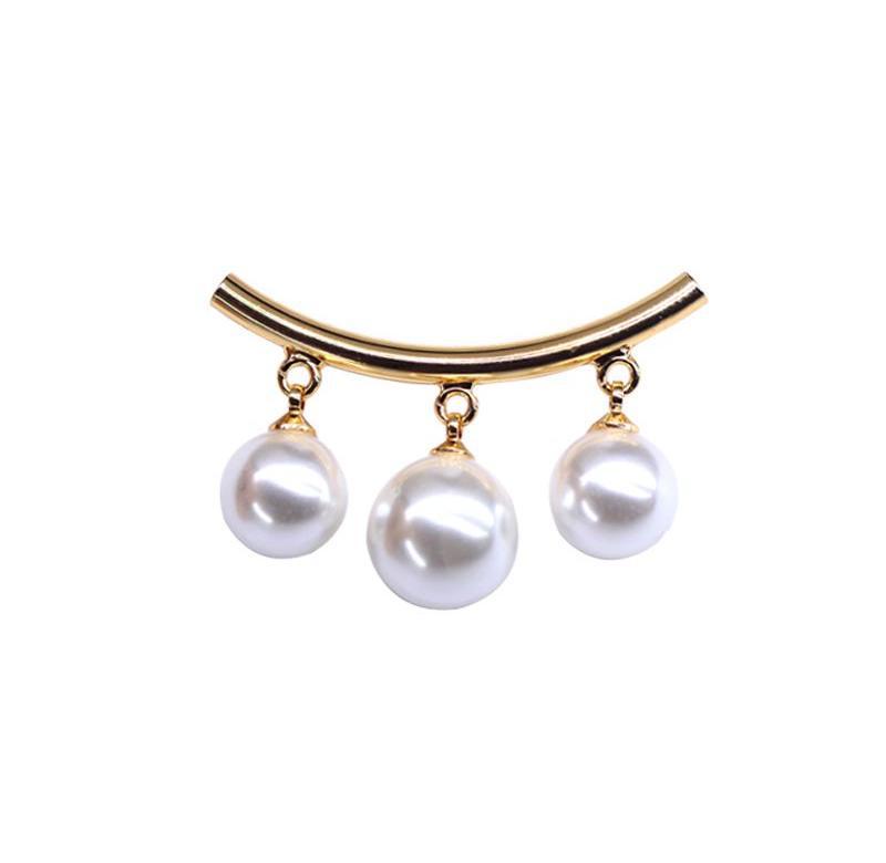 Korean Simple Pearl Cute Brooch Women's Accessories Kpop Brooches for Women Pins Enamel Pin Jewelry
