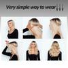Women Fashion Long Straight Hair Extensions Synthetic Fiber Long Wavy Straight Invisible No Clips Hairpiece
