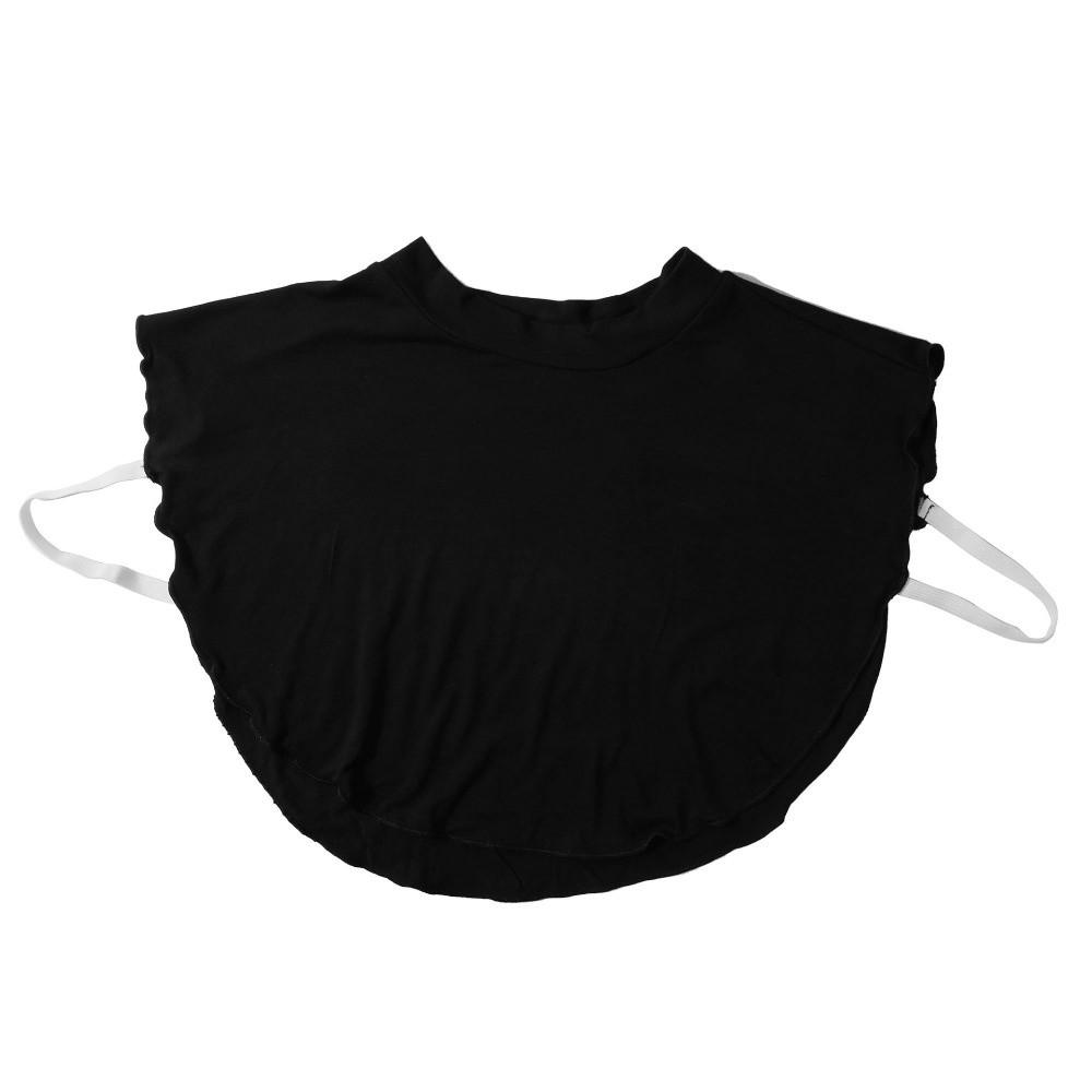 Cotton Material Detachable Collar Versatile Half High Collar Elegant Fake Collar  Ladies Accessory чёрный