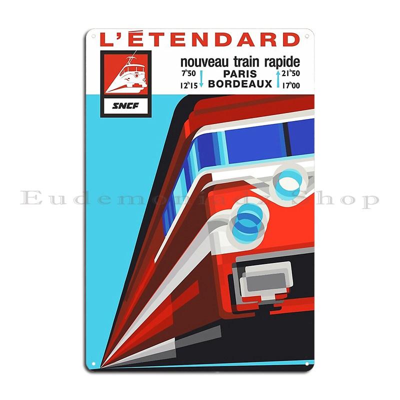 Orient Express Constantinople Trans Europe Express Vintage Train Travel Metal Printing Garage Club Cave Painting Tin Sign Poster