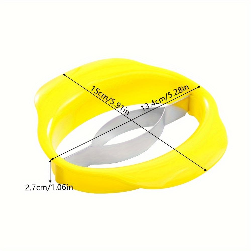 Durable Plastic Mango Cutter with Easy-Grip Handle, Creative Kitchen Gadget for Peeling and Pitting, Efficient Fruit Slicer for Perfect Mango Slices