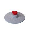 Food-grade Silicone Cup Lid Tree Stump, Red Drop-glued Heart, Various Silicone Cup Lids for Mugs, Dust-proof Home Items