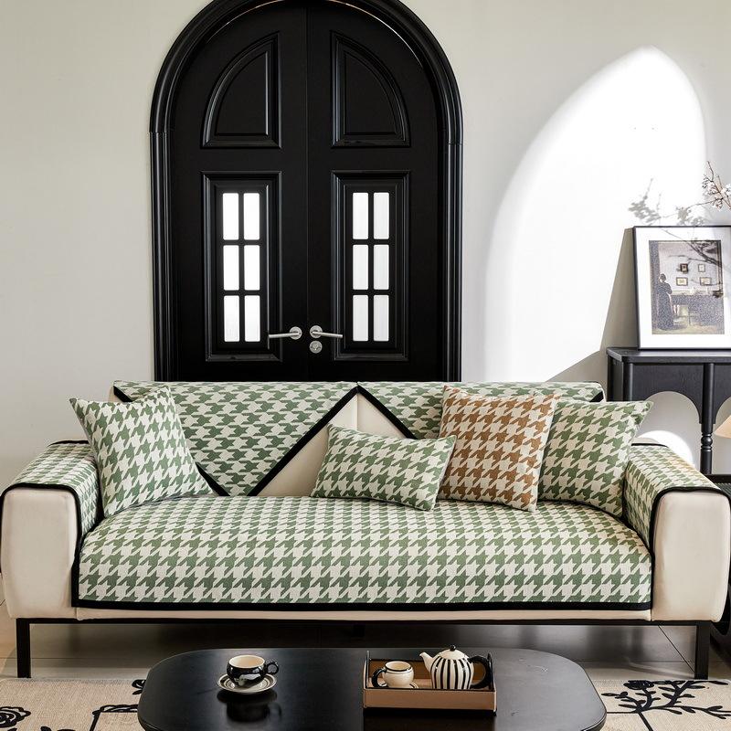 Qiandongge Chenier Sofa Cushion Is Universal In All Seasons  New High-End Seat Cushion Non-Slip Sofa Cover Cover Cloth