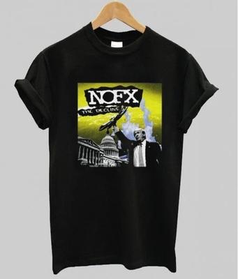 Trump NOFX The Decline T-Shirt ,Kurzarm Baumwoll-T-Shirt, Größe S bis 4XL