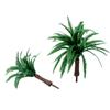 10pcs Miniature Layout Model Rainforest Toys Trees Scenery Coconut Plastic Tree Artificial Palm Trees