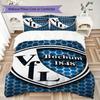 Set Copripiumino e Federe con Motivo VfL Bochum 1848 Decorazione per la Casa Regalo di Compleanno (1 * copripiumino + 2 * federe senza imbottitura)98