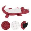 Dog Toys Simulation Crocodile Shape Plush Stuffed Bite Resistant Molar Pet Dog Vocal ToysRed