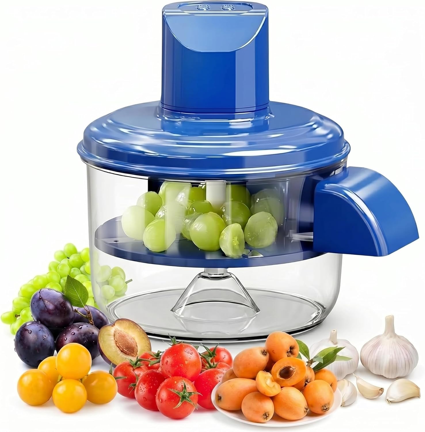 

Peeling Machine, Automatic Fruit Peeler for Cherry Tomato, Plum and Small Fruits, Cordless Rechargeable Kitchen United States