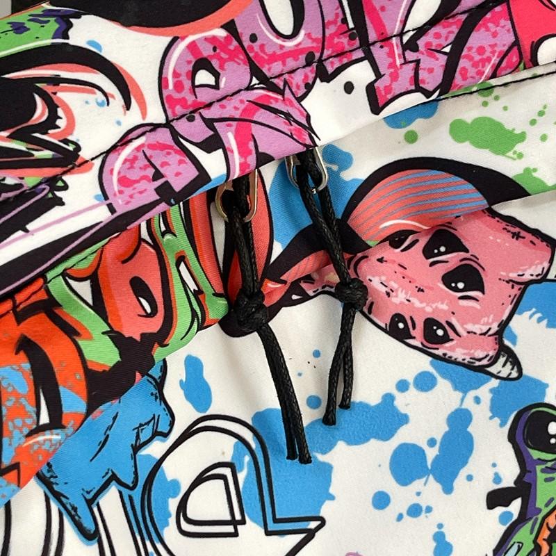 Studentský školní batoh Pánský velkokapacitní graffiti batoh Dámský batoh