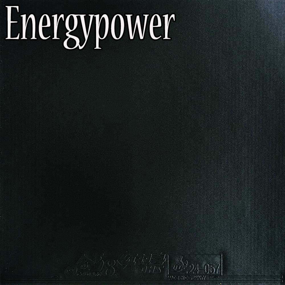 EnergyPower Hong Shuang Xi DHS Table Tennis Rubber Gold Arc 8 Made in Germany MADE IN GERMANY A high tension spin rubber developed with the advisory