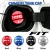 For Honda Fit Emblem Alloy Car Fuel Tank Cap Decoration Modified Auto Gas Oil Tank Filler Lid Dustproof Cover Accessories