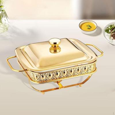 Buffet Chafer Set with Food Pan and Water Tray for Catering Events