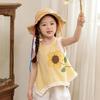 LUSON Xiao O Bao Girls' Summer Daisy Embroidered Princess Dress