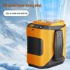 Portable Rechargeable Neck and Waist Fan with Large Capacity, Outdoor Lighting, and Long Battery Life