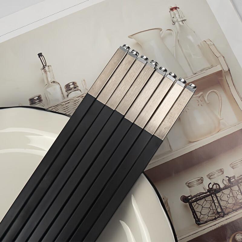 

Abay Light Luxury Alloy Chopsticks Set