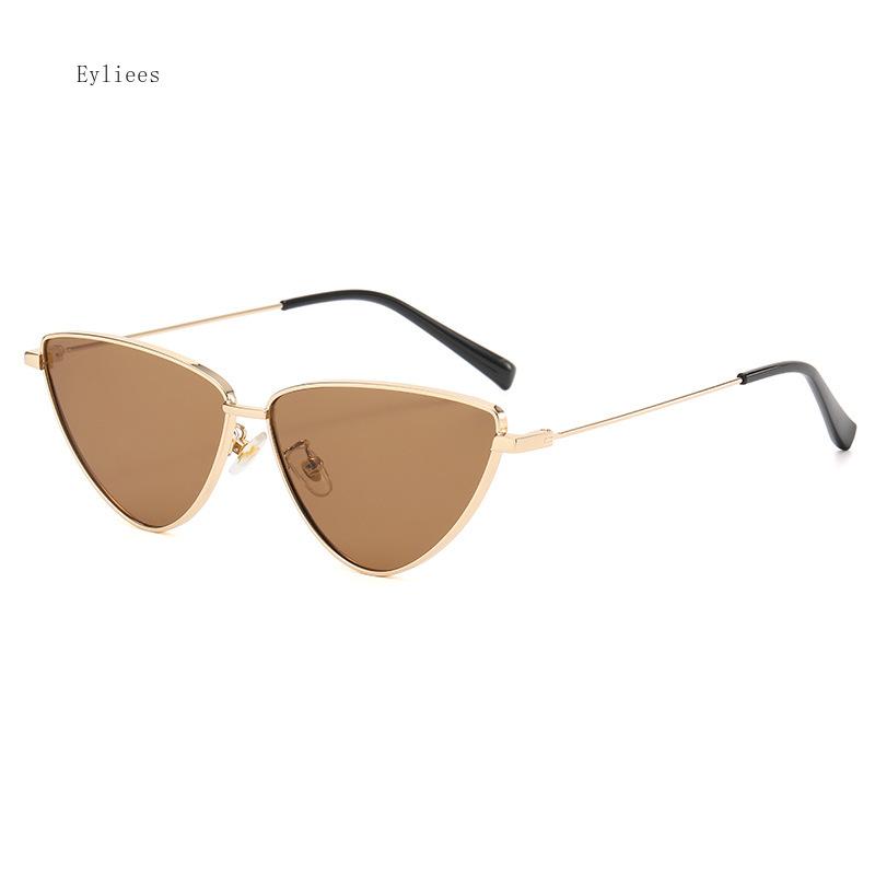 Retro Small Frame Cat Eye Sunglasses Female Vintage  Designer Eyeglasses For Women Shades Eyewear Oculos De Sol