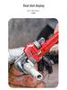 German Style Heavy Duty Pipe Wrench and Universal Water Pump Pliers – Large Opening, High Hardness for Plumbing Installation