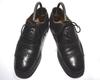 Rolls Italy Vintage Goodyear Leather Semi-Brogue Punch Cap Toe Size 24.5-25.0-25.5 Black(USED)