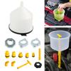 Car Radiator Coolant Filling Funnel Kit Spill Proof Cooling System Tool Near Universal for Subaru Toyota Honda Nissan MAZDA KIA