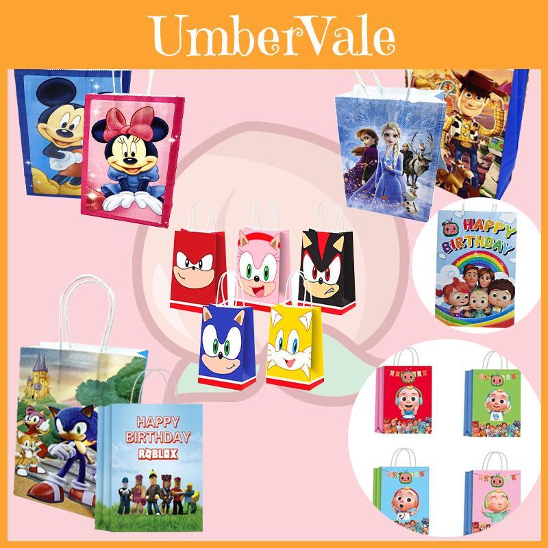 Colorful Toy Story Paper Bag Set Perfect For Celebratory Birthday Party Decor