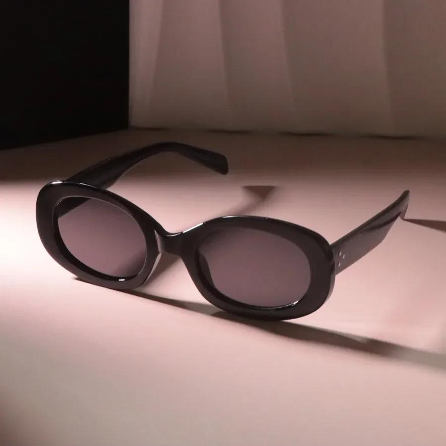 

Round Classic Oval Sunglasses Women Men Designer Personality Black Sun Glasses Female Male Colors Mirror Sun Glasses Other
